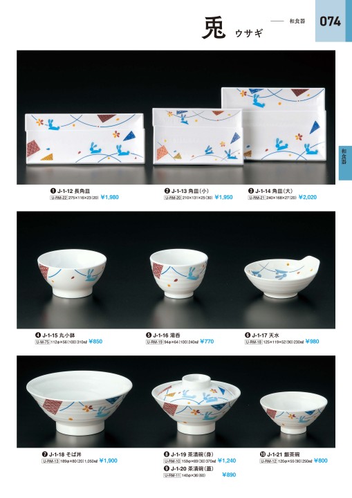 ウサギデザイン皿とフォークセット 71aXG35asnL._UF350,350_QL50_.jpg